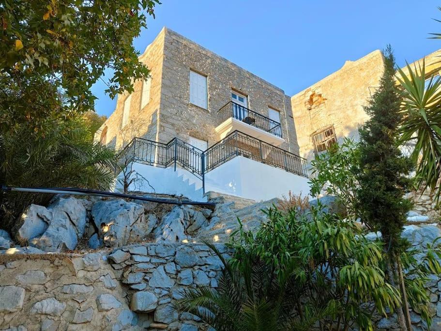 Maison Avec Terrasses Et Vues Symi Exteriör bild