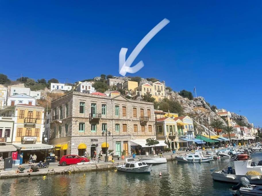 Maison Avec Terrasses Et Vues Symi Exteriör bild