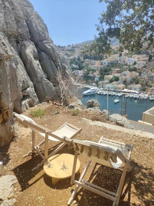 Maison Avec Terrasses Et Vues Symi Exteriör bild