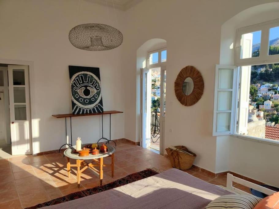 Maison Avec Terrasses Et Vues Symi Exteriör bild
